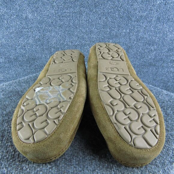 UGG Men's Ascot Corduroy Moccasin Brown Leather Size‎ 8M Gently Used 2025 - Picture 10 of 10
